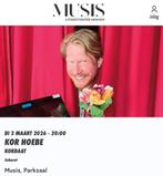 Kor Hoebe tot 2 tickets in Arnhem rij 5, Twee personen, Levenslied