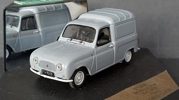 Renault 4 R4 F4 van 1963 Gris Clair 1:43 Vitesse Pol  beschikbaar voor biedingen
