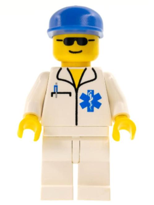 LEGO Minifig Poppetje Classic Town Hospital soc057, Kinderen en Baby's, Speelgoed | Duplo en Lego, Zo goed als nieuw, Lego, Ophalen of Verzenden
