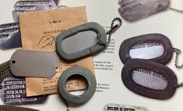 WWII US Dog tag silencers beschikbaar voor biedingen