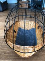Rotan fietsmand voor hond of kat., Fietsen en Brommers, Fietsaccessoires | Fietsmanden, Ophalen, Zo goed als nieuw, Fietsmand