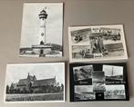 4 oude ansichten Egmond aan Zee, 1940 tot 1960, Gelopen, Noord-Holland, Ophalen of Verzenden