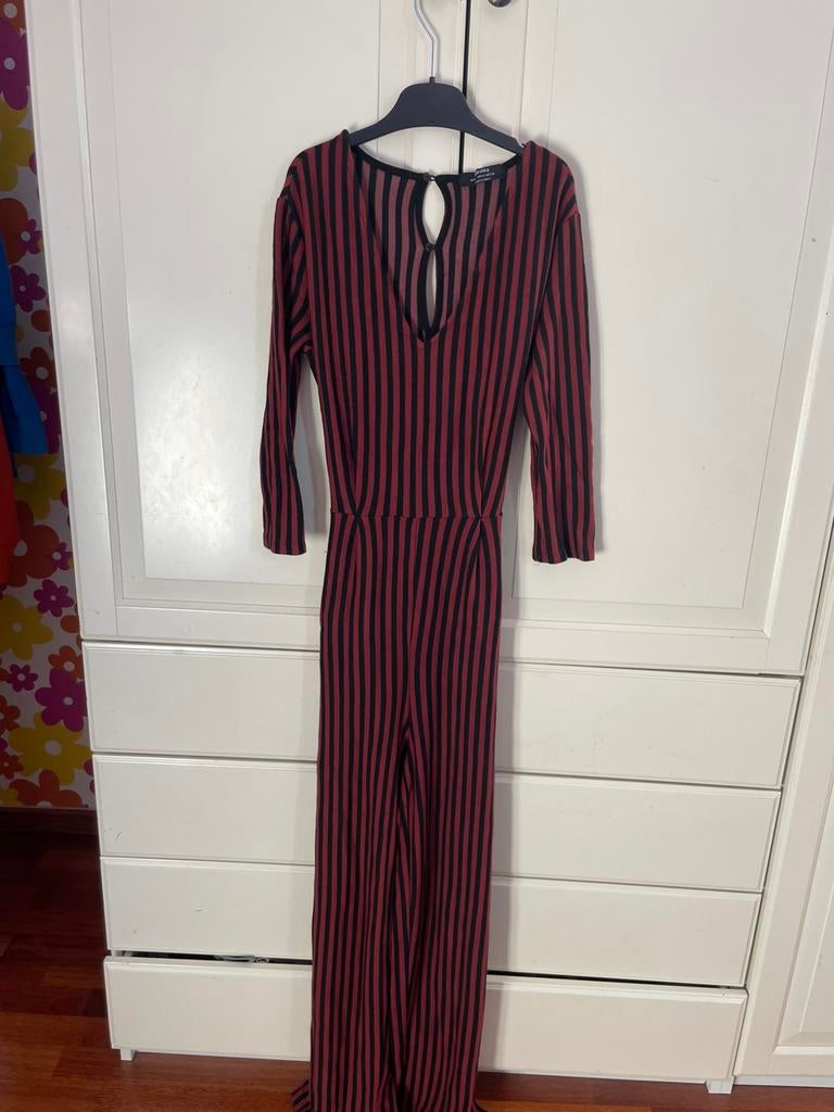 Bershka jumpsuit M, Kleding | Dames, Jumpsuits, Verzenden, Zo goed als nieuw, Maat 38/40 (M), Bruin