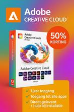 Adobe Creative Cloud 1 Jaar – Alle Apps – €129,99, Computers en Software, Ontwerp- en Bewerkingssoftware, Ophalen