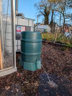 Regentonnen met kraan, deksel en verhoger, Tuin en Terras, Regentonnen, Ophalen, Kunststof, Gebruikt, Met kraantje