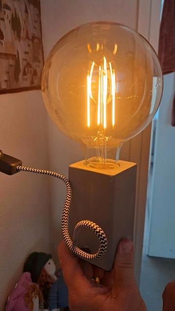 2 Led retro lampen met voet Anna's collection beschikbaar voor biedingen