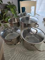 5-delige Pannenset merk Silit z.g.a.n., Huis en Inrichting, Keuken | Potten en Pannen, Ophalen, Pannenset, Zo goed als nieuw, Rvs