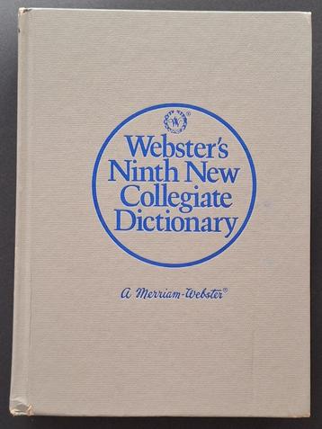Webster's Ninth New Collegiate Dictionary beschikbaar voor biedingen