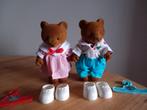Sylvanian families/Bärenwald beren stelletje/nieuwe kleding, Ophalen of Verzenden, Zo goed als nieuw