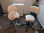 Zadelkruk en tabouret (t.e.a.b), Huis en Inrichting, Krukjes, Ophalen, Gebruikt