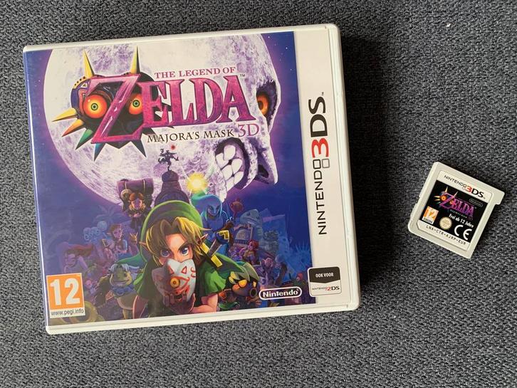 Zelda Majora’s Mask 3DS, Spelcomputers en Games, Games | Nintendo 2DS en 3DS, Zo goed als nieuw, Avontuur en Actie, 1 speler, Vanaf 12 jaar