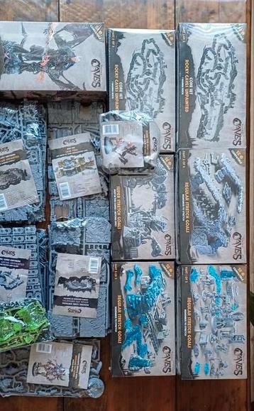 Dungeons & Lasers VI Caves, Miner pledge unpainted+extra's beschikbaar voor biedingen