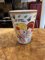 grote vaas blond amsterdam, Overige kleuren, Aardewerk of Porselein, Ophalen of Verzenden, Zo goed als nieuw