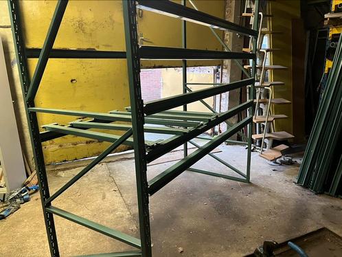 Palletstelling 2.30m hoog liggers 2 m. 90 cm ca 4.15m Huvema, Doe-het-zelf en Verbouw, Metalen, Gebruikt, IJzer, Ophalen