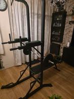 Krachtstation met bankdruk mogelijkheden, Sport en Fitness, Benen, Krachtstation, Ophalen of Verzenden, Zo goed als nieuw
