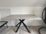 eettafel betonlook, Huis en Inrichting, Tafels | Eettafels, Ophalen, 50 tot 100 cm, Vijf personen of meer, Rechthoekig
