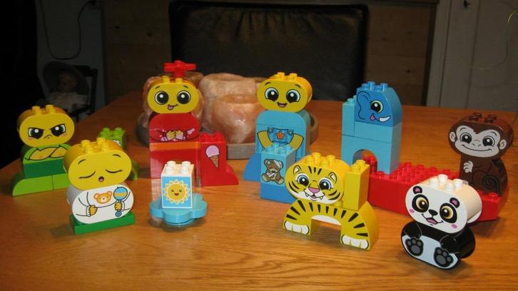 Duplo Lego. 10884 dieren + 10861 gezichten, Kinderen en Baby's, Speelgoed | Duplo en Lego, Gebruikt, Duplo, Complete set, Ophalen of Verzenden
