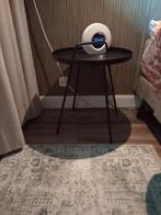 Bijzettafeltje voor binnen of buiten, Ophalen, Minder dan 55 cm, Metaal of Aluminium, Rond