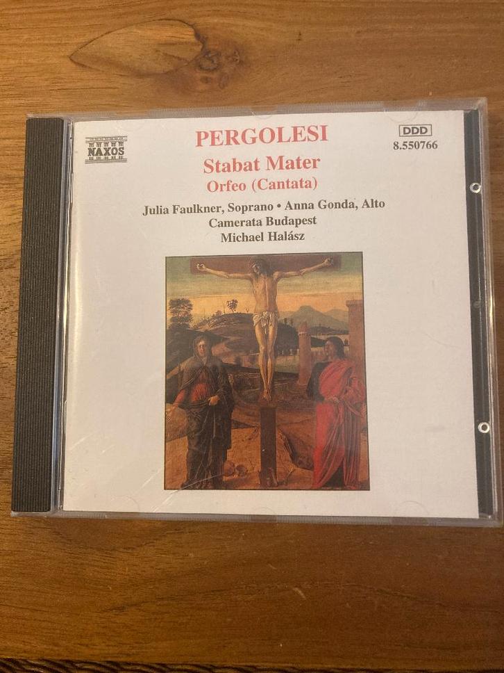 Pergolesi - Stabat Mater / Orfeo Cantata (Michael Halasz), Cd's en Dvd's, Cd's | Klassiek, Zo goed als nieuw, Orkest of Ballet