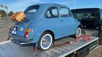 Fiat 500 500 oldtimer, Auto's, Fiat, Achterwielaandrijving, Gebruikt, Blauw, Handgeschakeld