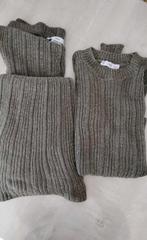 co ord set / twinset Mango Khaki Maat L, Maat 42/44 (L), Ophalen of Verzenden, Zo goed als nieuw, Overige kleuren