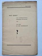 IN PRIJS VERLAAGD - NSB: brochure over volk en voorgeslacht, Ophalen of Verzenden, Gelezen, Nederland