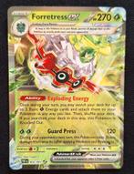 Pokémon Forretress EX 002/091 Paldea Evolved, Ophalen of Verzenden, Zo goed als nieuw, Losse kaart, Foil