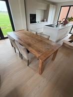 Teakhouten Eettafel 240cm + 6 Stoelen, Ophalen
