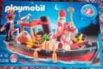 Playmobil 5206 Stoomboot Sinterklaas - Nieuw!, Ophalen of Verzenden, Nieuw, Complete set
