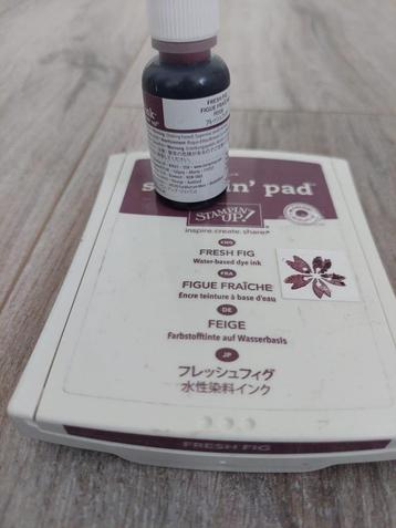 Stampin'Up Inktpad en refill Fresh Fig beschikbaar voor biedingen