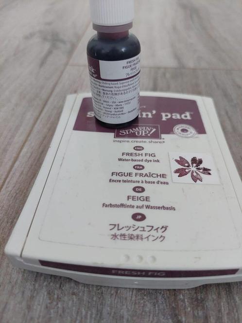 Stampin'Up Inktpad en refill Fresh Fig, Hobby en Vrije tijd, Stempelen, Gebruikt, Ophalen