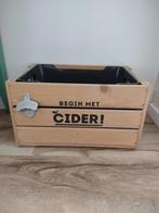 Nieuwe Apple Bandit cider koelbox, houten box met opener., Verzamelen, Biermerken, Nieuw, Overige merken, Ophalen of Verzenden