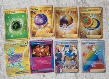 Pokemon kaarten nieuw met 5 gouden kaarten! beschikbaar voor biedingen