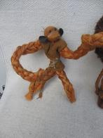 DRIE zeldzame Jørgen Bloch gevlochten touw lion & monkey 2x, Antiek en Kunst, Ophalen of Verzenden