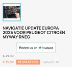 NAVIGATIE UPDATE EUROPA 2025 VOOR PEUGEOT CITROËN MYWAY RNEG, Computers en Software, Verzenden, Zo goed als nieuw, Update