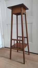Vintage plantentafel tafel eiken bijzettafel tafeltje, Huis en Inrichting, Woonaccessoires | Zuilen en Pilaren, Ophalen of Verzenden