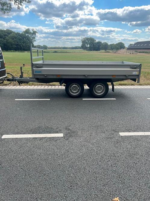 Te koop hele mooie en goede dubbelasser Hapert azure, Auto diversen, Aanhangers en Bagagewagens, Gebruikt, Ophalen
