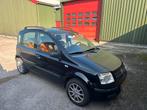 Fiat Panda 1.2 44KW 60PK 2009 Zwart airco, Auto's, Voorwielaandrijving, Zwart, Origineel Nederlands, Handgeschakeld