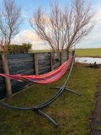 Hangmat met Standaard - Heerlijk Ontspannen!, Tuin en Terras, Hangmatten, Ophalen, Binnen, Zo goed als nieuw, Met standaard