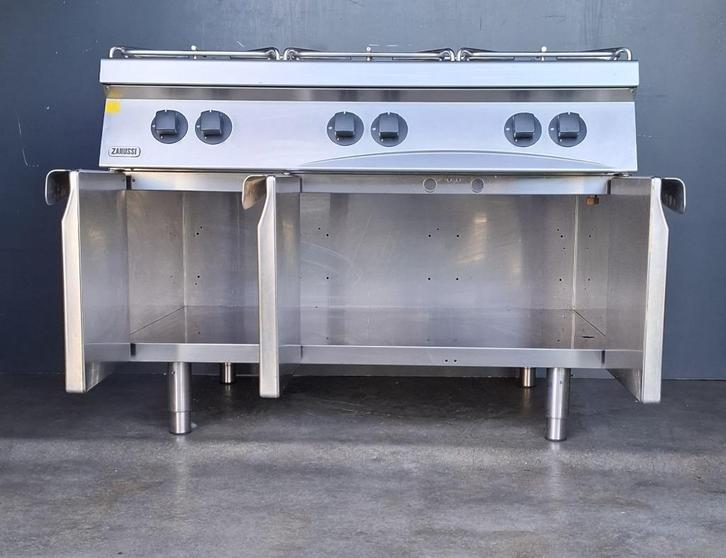 6 PITS XXL HORECA Zanussi Gasfornuis Gasvuur kooklijn Rvs, Zakelijke goederen, Horeca | Keukenapparatuur, Fornuis, Frituur en Grillen