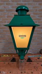 Vintage Heineken buitenlamp., Ophalen of Verzenden, Zo goed als nieuw, Reclamebord, Plaat of Schild, Heineken
