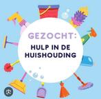 Hulp in de huishouding gezocht, Schoonmaken