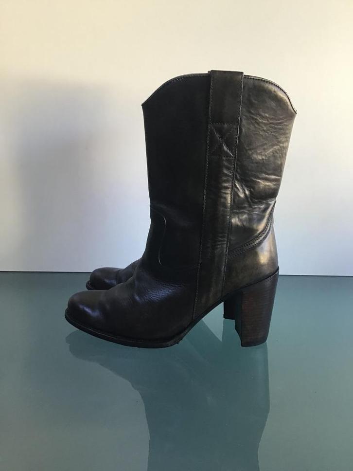 GRATIS VERZENDEN | SENDRA leren Boho bruine laarzen 38, Kleding | Dames, Schoenen, Zo goed als nieuw, Lage of Enkellaarzen, Bruin