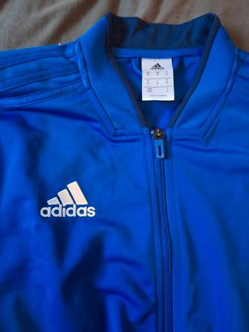 Adidas blauw vest nieuw beschikbaar voor biedingen