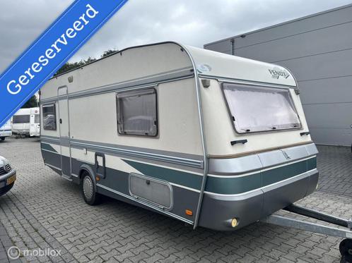 Fendt 535 D voortent luifel inruil mogelijk, Caravans en Kamperen, Caravans, Bedrijf, 1000 - 1250 kg, Rondzit, Fendt, 2 aparte bedden