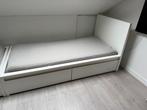 Malm bed IKEA 90 x 200, Huis en Inrichting, Ophalen, 90 cm, Eenpersoons, Wit