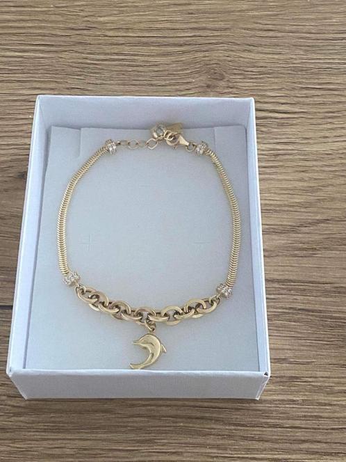 Mooie 14 karaat gouden armband, Sieraden, Tassen en Uiterlijk, Armbanden, Nieuw, Goud, Goud, Ophalen of Verzenden