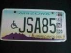 Kentekenplaat licenseplate Arizona Handicapped USA, Auto's, Gebruikt, Verzenden