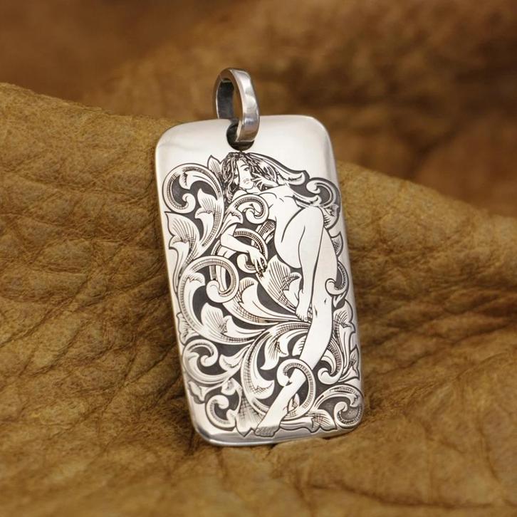 Tang Grass Fairy Hanger - 925 zilver, Sieraden, Tassen en Uiterlijk, Kettinghangers, Nieuw, Zilver, Zilver, Overige voorstellingen
