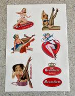 Stickervel Bromfiets Jubileum Nr. 100 Pin-ups, Verzamelen, Nieuw, Auto of Motor, Verzenden